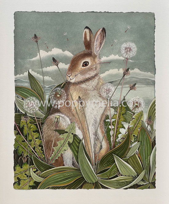 Irish Hare by Irish Artist Poppy Melia