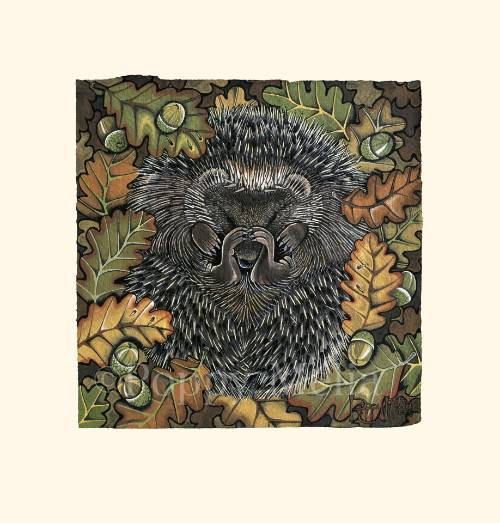 Hedgehog by Irish Artist Poppy Melia